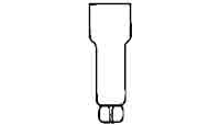 TE Connectivity 34304 Terminal Closed End Splice - AWG 22-14 - Insulation Max 3.96mm