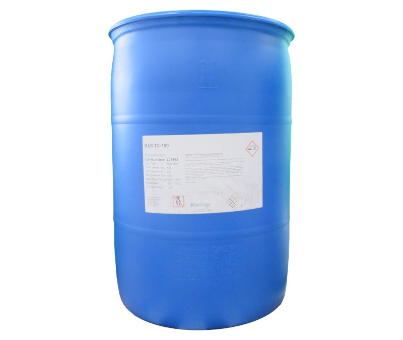 B&B™ TC-100 MIL-C-85704B Type IIA Spec Concentrate Turbine Engine Cleaning Compound - 460 lb (55 Gallon) Drum