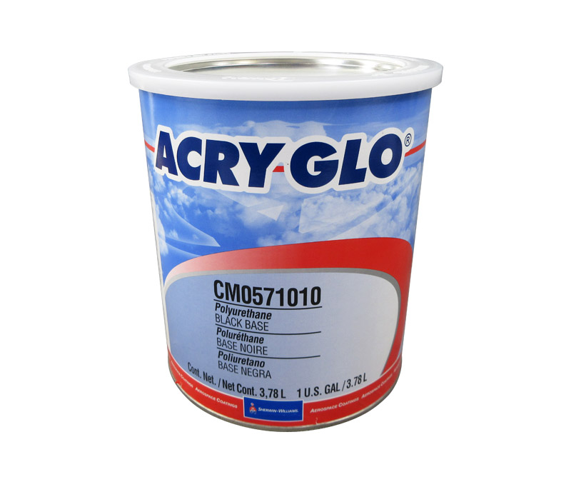 Sherwin-Williams® CM0571010 ACRY GLO® Black Base High-Solids Acrylic Urethane Paint - Gallon Can
