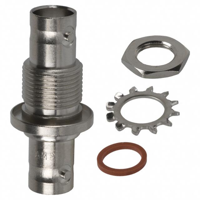 TE Connectivity 330024 Brass/Nickle Straight Jack (Female) - Jack (Female) BNC Adapter, Plug, Electrical
