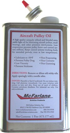 McFarlane Aviation PULLEY OIL Pulley Oil - Pint Can