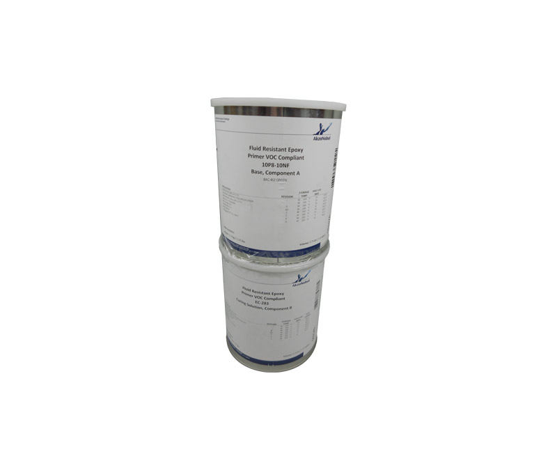 AkzoNobel 10P8-10NF/EC-283 BAC 452 Green BMS10-11 Type I, Class A, Grade B Spec Fluid Resistant Epoxy Primer - 2 Gallon Kit