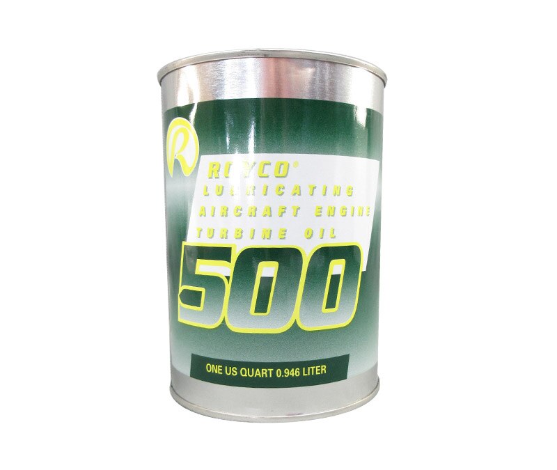 ROYCO® 500 MIL-PRF-23699G Spec Synthetic Gas Turbine Engine Oil - Quart Can