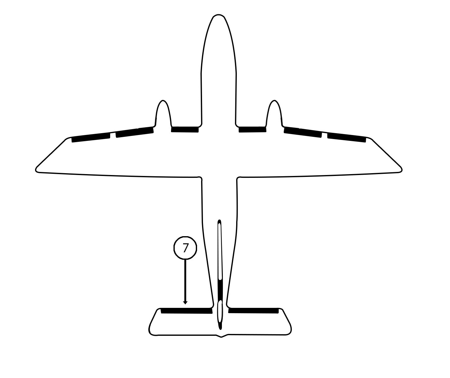 GOODRICH P30S5D5138-05 FASTboot® Dornier 228-100, 228-200, 228-201 & 228-101 LH Horizontal Stabilizer De-Ice Boot