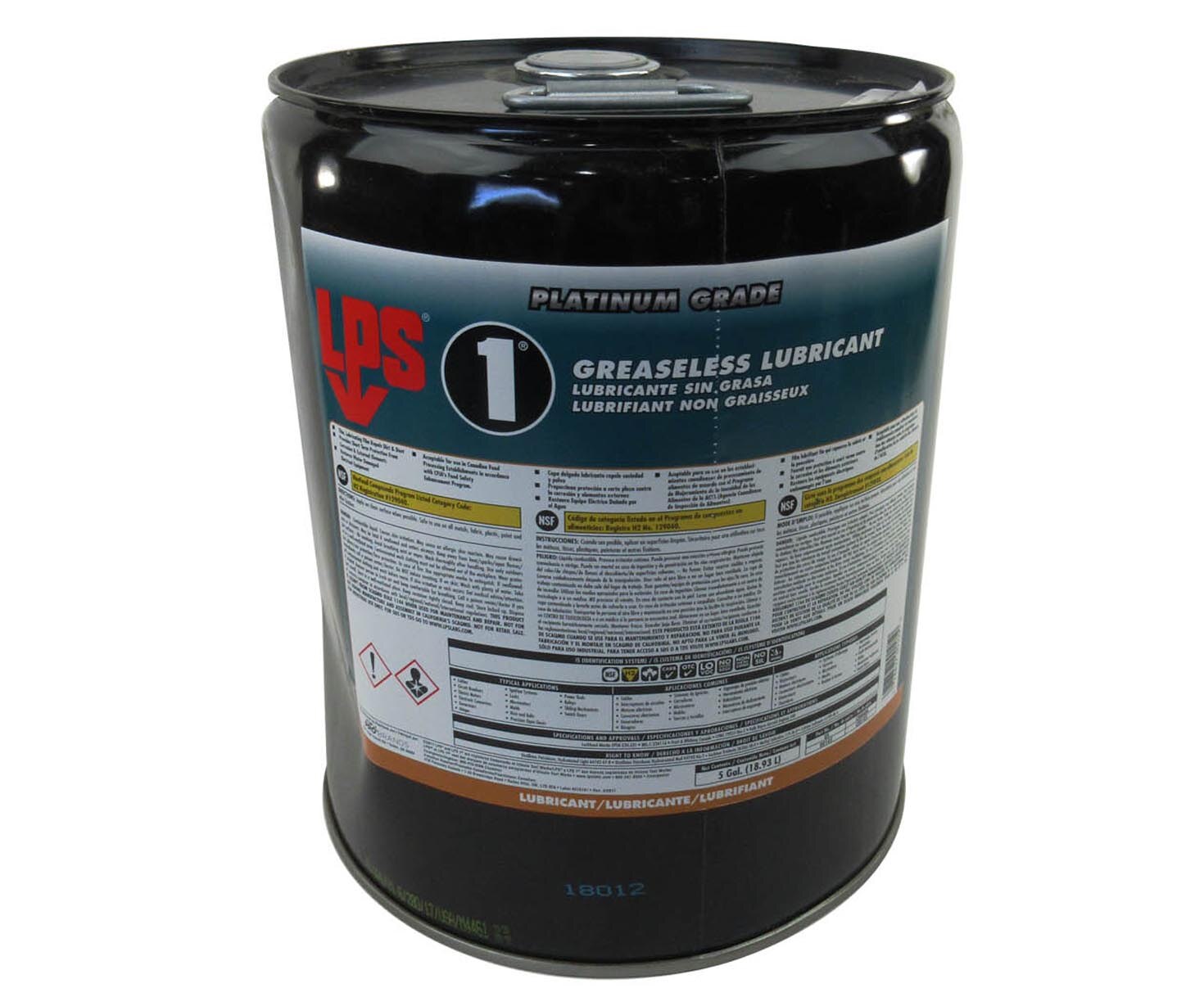 LPS® 00105 LPS® 1 Amber Greaseless Lubricant - 5 Gallon Pail