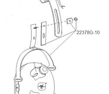 David Clark 22378G-10 Stirrup & Clamp Kit