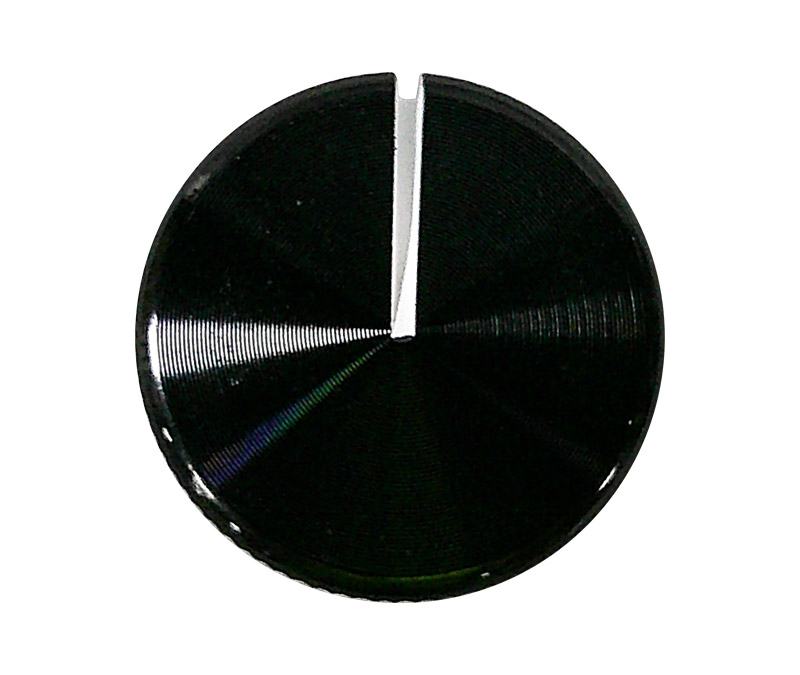 David Clark 09347P-15 Knob .750D .250 Hole Black