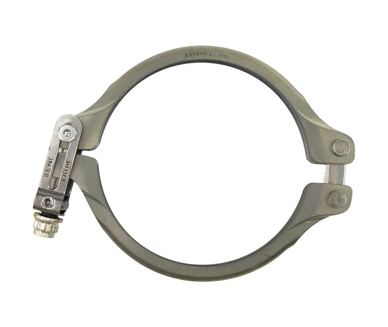 SAE Aerospace Standard AS1895/4-350 Crescent Steel Coupling, Clamp, Grooved