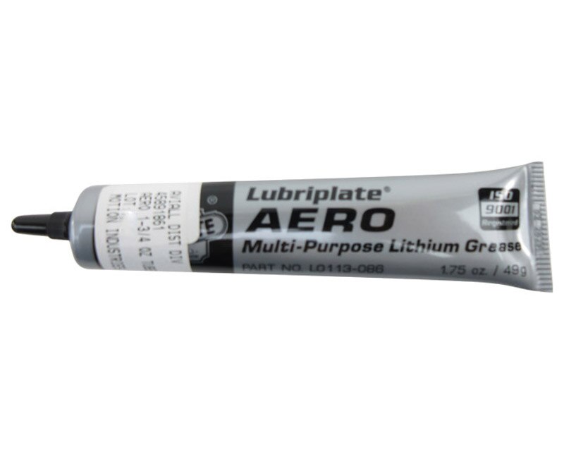 LUBRIPLATE® L0113-086 Aero White NLGI Grade 1 Multi-Purpose Lithium Grease - 49 Gram (1.75 oz) Tube