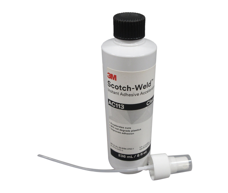 3M™ 048011-62682 Scotch-Weld™ AC113 Amber Instant Adhesive Accelerator - 8 oz Bottle