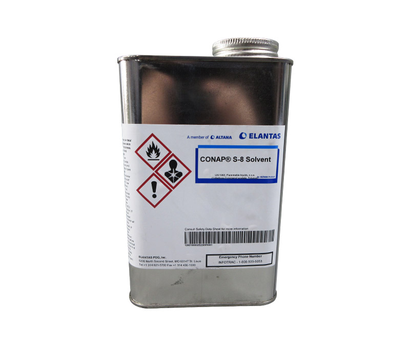 ELANTAS PDG S-8 CONAP® Clear Conformal Coating Reducing Solvent - Quart Can