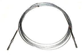 McFarlane Aviation MC62701-129 FAA-PMA Aft UpperStabilator Control Cable