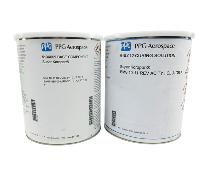 PPG® Super Koropon® 513K009 Yellow BAC 377 BMS 10-11AC TY I, CL A, GR A Spec Epoxy Primer - Gallon Kit
