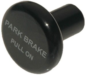McFarlane Aviation 6277BP Black Round Parking Brake Knob