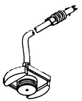 PPG® Semco® 311000 10cc Syringe Adapter Head with Hose Assembly