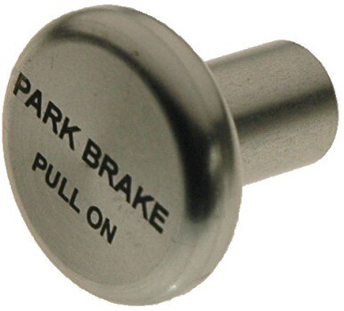McFarlane Aviation 6277CP Clear Round Parking Brake Knob
