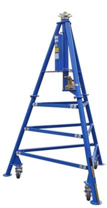Tronair® 02-7839C0111 Blue 18-Ton Hydraulic Tripod Jack (CE)