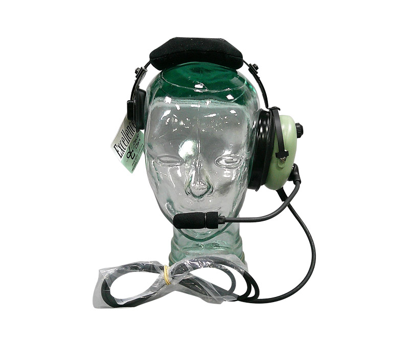 David Clark 40722G-03 Model H8590 Single-Ear 5-Foot Coil Cord Pro Audio-Video Headset