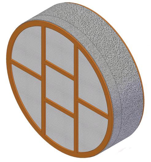 Brackett Aero Filters BA-113 FAA-STC'd Air Filter Assembly