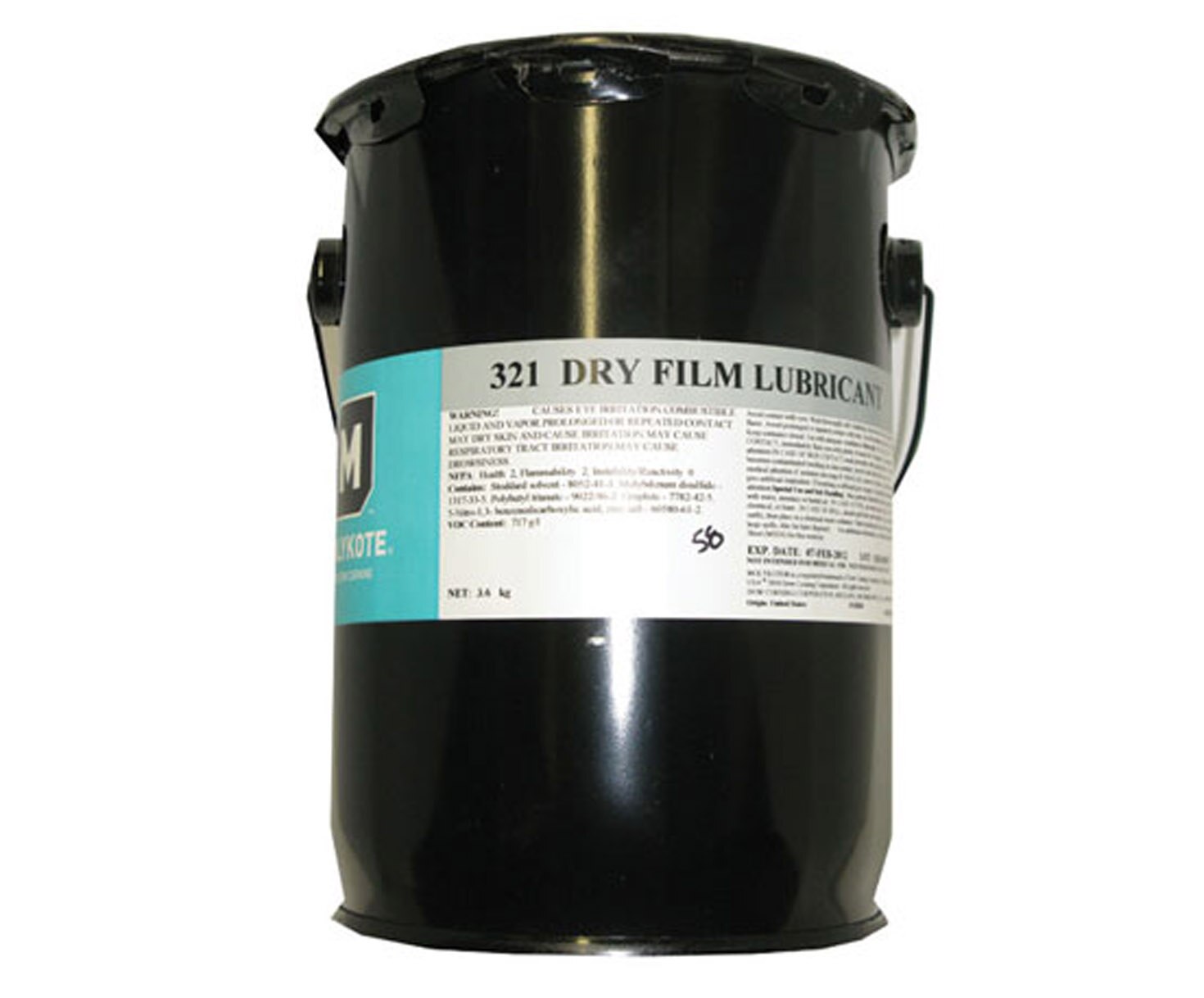 DUPONT™ MOLYKOTE® D-321 R Dry Film Lubricant - 3.6 Kg (8 lb) Pail