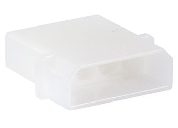 TE Connectivity 1-480426-0 Connector Housing RCP 4 POS 5.08mm Crimp ST Cable Mount Natural - 5/Pack