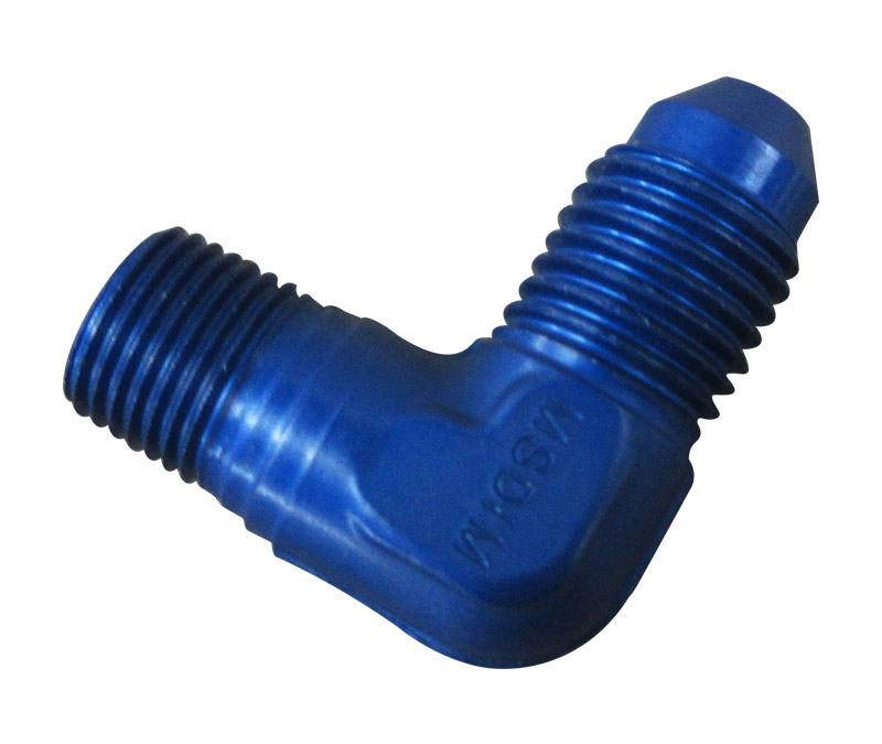 Military Standard MS20822-4D Aluminum Elbow, Pipe to Flared Tube
