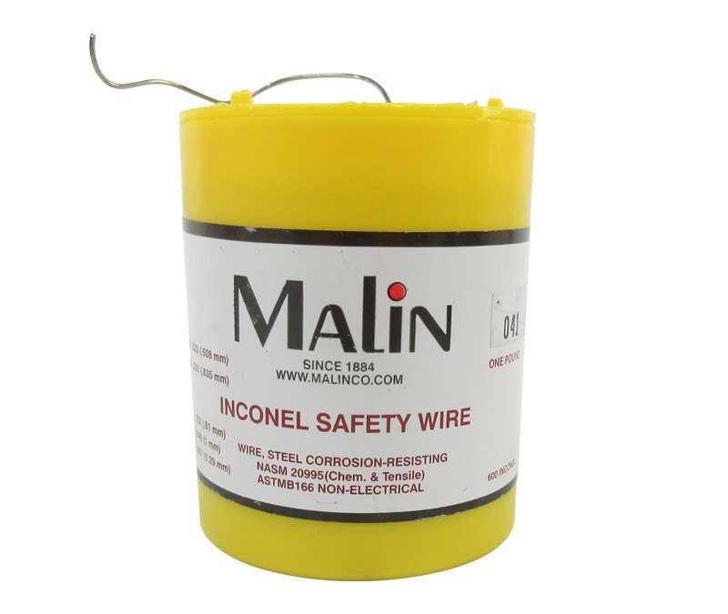 Military Standard MS20995N41 Inconel 0.041" Diameter Safety Wire - 1 lb Roll