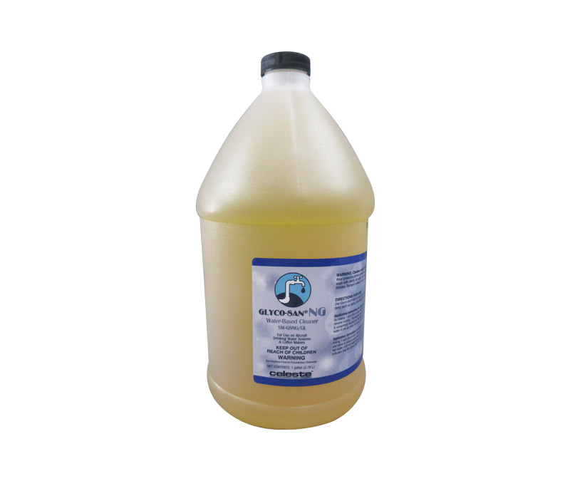 Celeste® SW-GSNG/GAL GLYCO-SAN® NG Clear Tank Cleaner, Descaler & Disinfectant - Gallon Jug