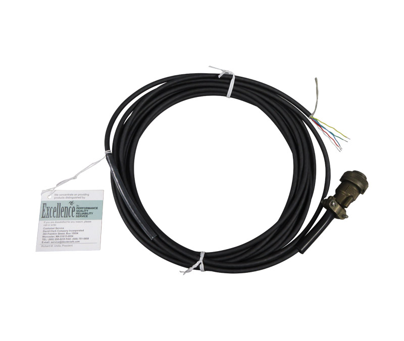 David Clark 18747G-06 Model C3821 Radio Interface Cord Assembly