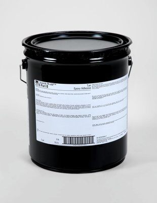3M™ 021200-87179 Scotch-Weld™ 2216NS Tan Part B Non-Sag Epoxy Adhesive - 18.9 Liter (5 Gallon) Pail
