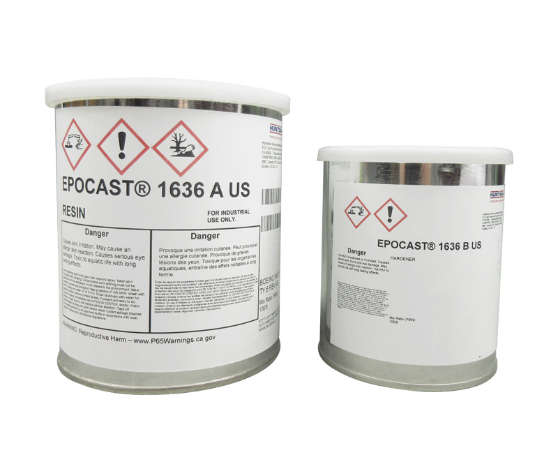 HUNTSMAN® EPOCAST® 1636-A/B BMS 5-28 Type 6 Rev. AN Spec High-Temperature Potting Compound - Quart Kit