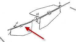 Rosen RGI/II-300-5-1 Gulfstream G-I & G-II Monorail Rosen Sunvisor System Replacement Pilot Side Forward Visor Only
