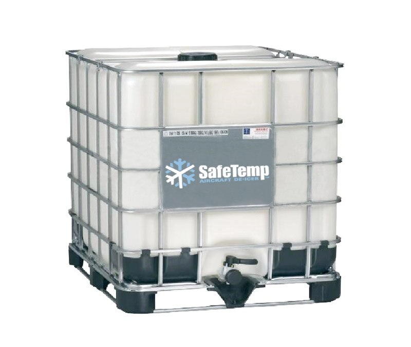 SafeTemp® ES Plus 410275210 Orange SAE AMS 1424M Type I (100%) Aircraft Deicing Fluid - 275 Gallon Tote