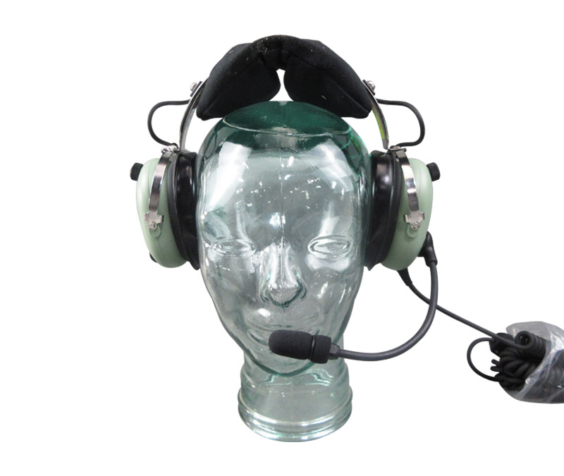 David Clark 40642G-01 Model H-PC Over-the-Head 15' Coil Cord 3.5 mm Stereo Plug Noise-Canceling Microphone Computer Headset