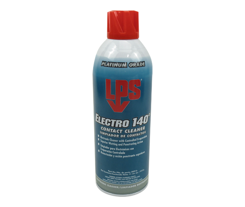 LPS® 00916 Electro 140° Clear High Flash Point Low Odor Contact Cleaner - 11 oz Aerosol Can