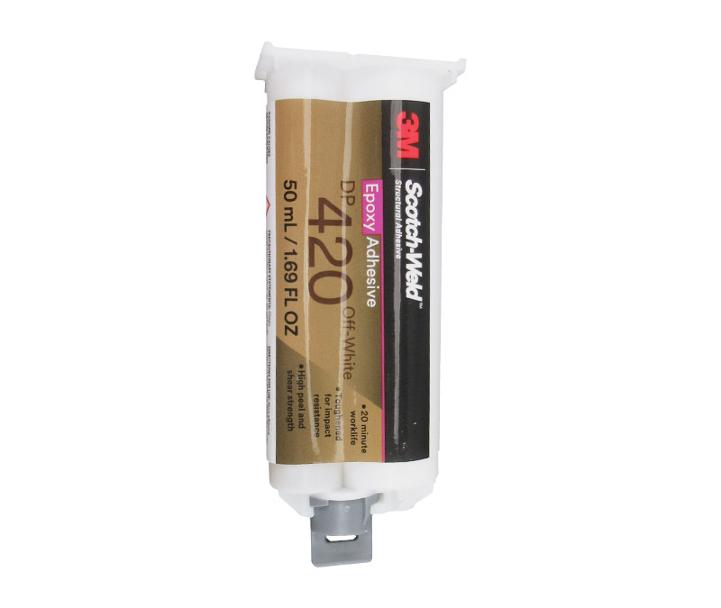 3M™ Scotch-Weld™ DP420 Off-White Epoxy Adhesive - 50 mL Cartridge