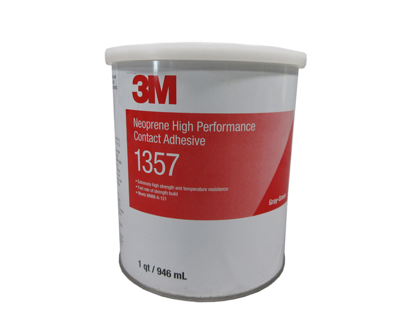 3M™ 021200-19892 Scotch-Weld™ 1357 Gray-Green Neoprene High Performance Contact Adhesive - 946 mL (Quart) Can