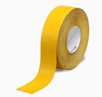 3M™ 048011-19289 Safety-Walk™ 530 Yellow Slip-Resistant Conformable Tapes & Treads - 4" x 60' Roll