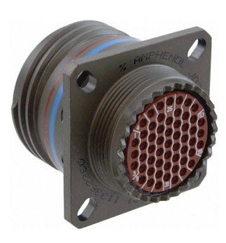 Military Specification D38999/20GC4PA Connector, Receptacle, Electrical