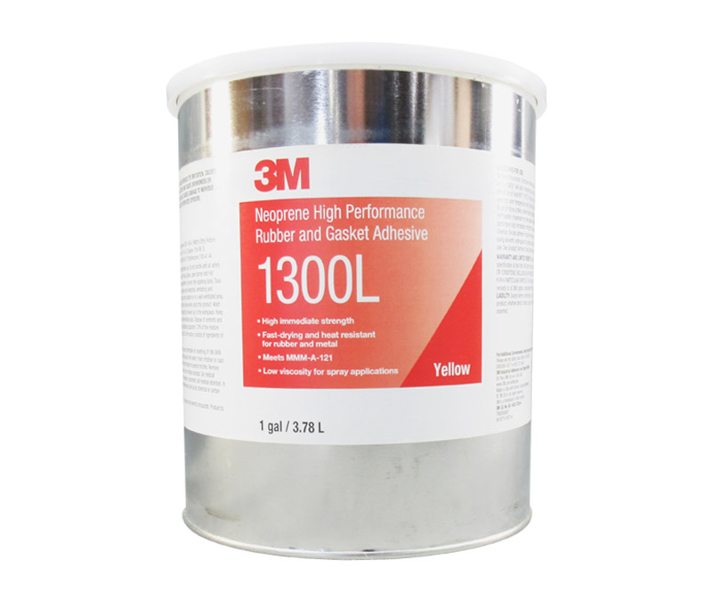 3M™ 021200-19931 Scotch-Weld™ 1300L Yellow Neoprene High Performance Rubber & Gasket Adhesive - Gallon Can