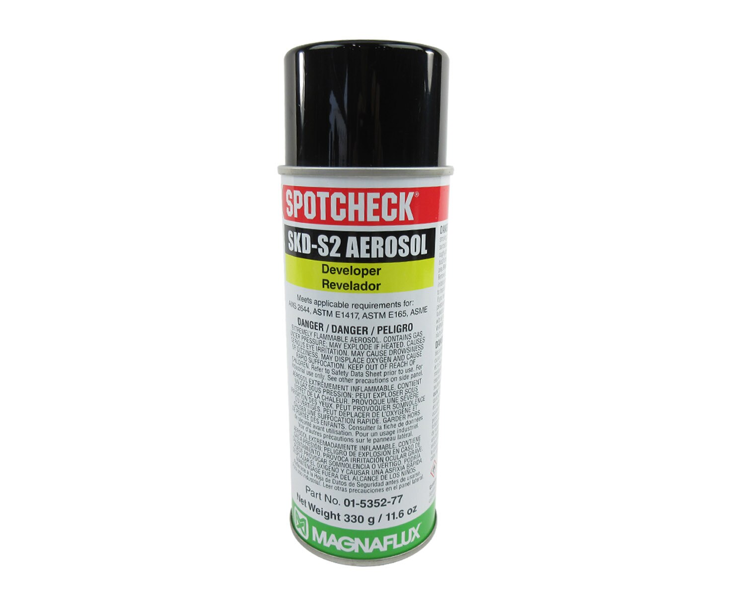 MAGNAFLUX® 01-5352-78 SPOTCHECK® SKD-S2 Solvent Based Developer - 16 oz Aerosol Can