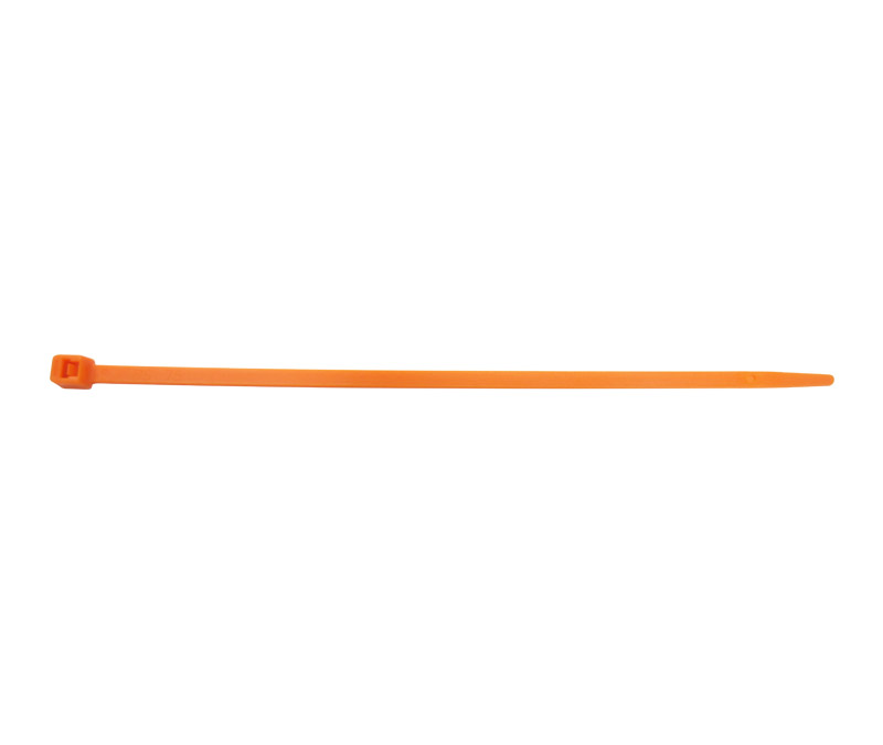 Military Standard MS3367-1-3 Orange Nylon 7" Strap, Tiedown, Electrical Components - 100/Pack