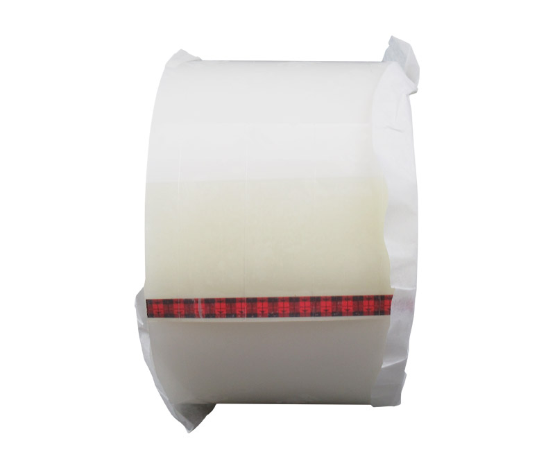 3M™ 8681HS 14 Mil Transparent Polyurethane Protective Tape (Skip Slit Liner) - 4" x 36 Yard Roll
