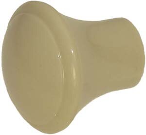 McFarlane Aviation MC471-052 FAA-PMA Polished Round Control Knob for Piper Aircraft - Ivory