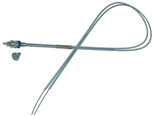 McFarlane Aviation MCC101D048-RC FAA-PMA Non-Locking Choke Control for Dual Carburetor - Clear Knob - 4 Foot