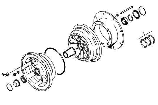 Cleveland Wheel & Brake 40-107A Wheel Assembly