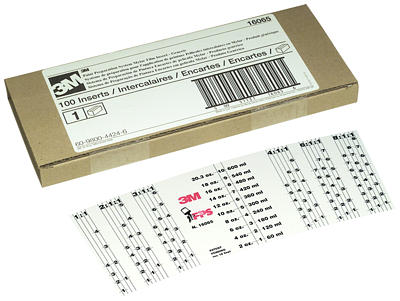 3M™ 051131-16091 PPS™ Standard 28 fl oz Mix Ratio Inserts - Pack of 10