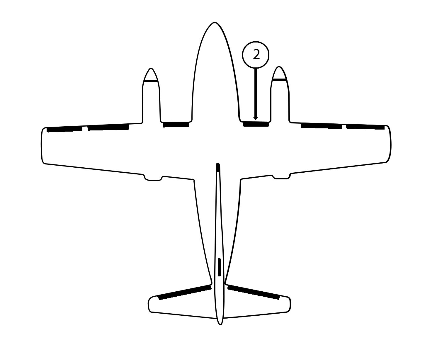 GOODRICH P29S7D5135-26 FASTboot® Embraer 120 RH Fuselage - Nacelle De-Ice Boot