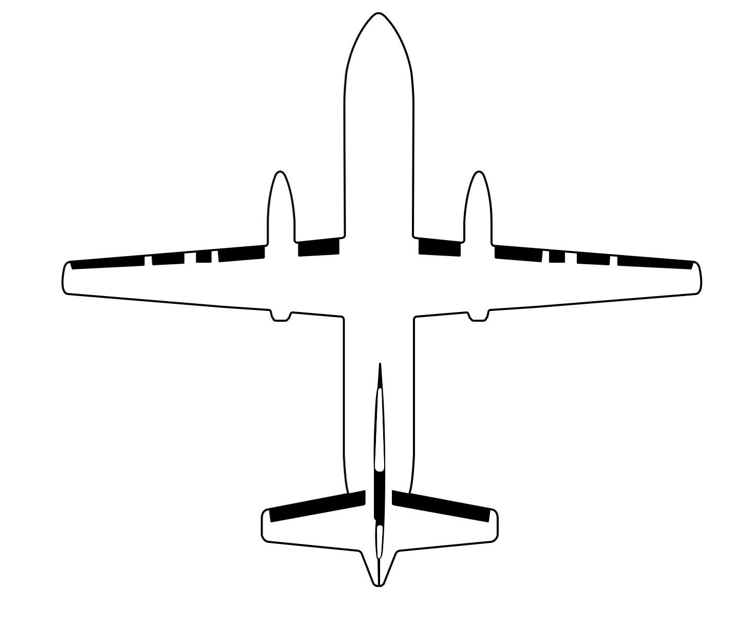 GOODRICH P29S7D5141-23 FASTboot® Saab 340 LH Horizontal Stabilizer Black Neoprene De-Ice Boot