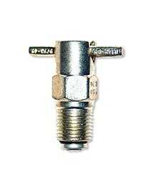 Curtis CCA-36150 Brass 1/8" NPT x .750 Long Push to Open/Turn to Lock Pipe Thread Fuel Drain Valve